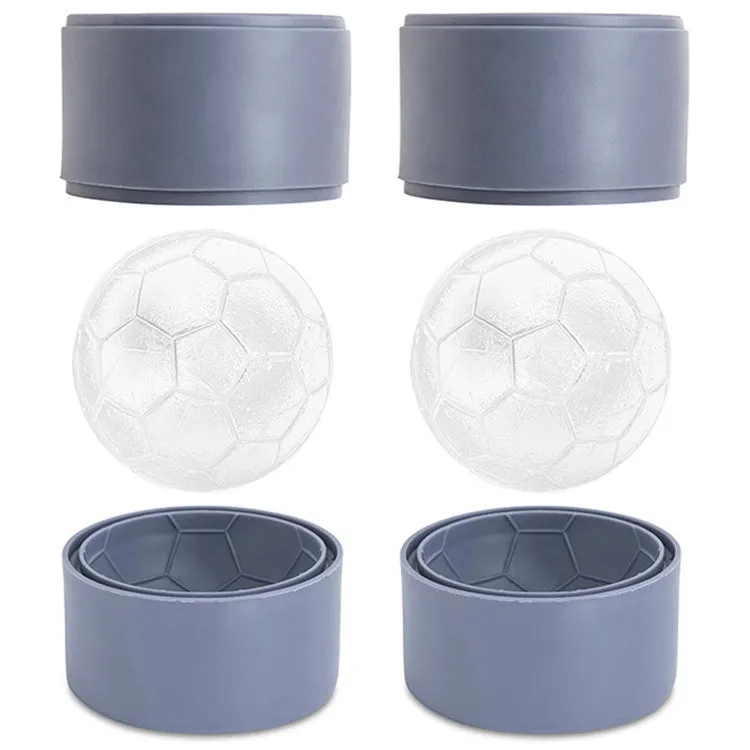 Kikkerland Kitchen Soccer Ball Ice Ball Molds Eisform 2er
