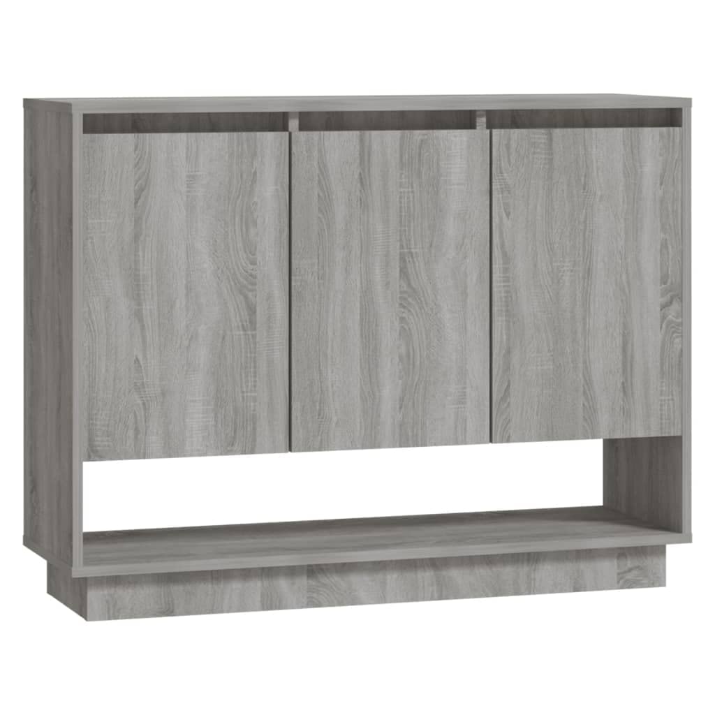 vidaXL Möbel Sideboard 3 Türen Weiß 97x31x75cm Holzwerkstoff