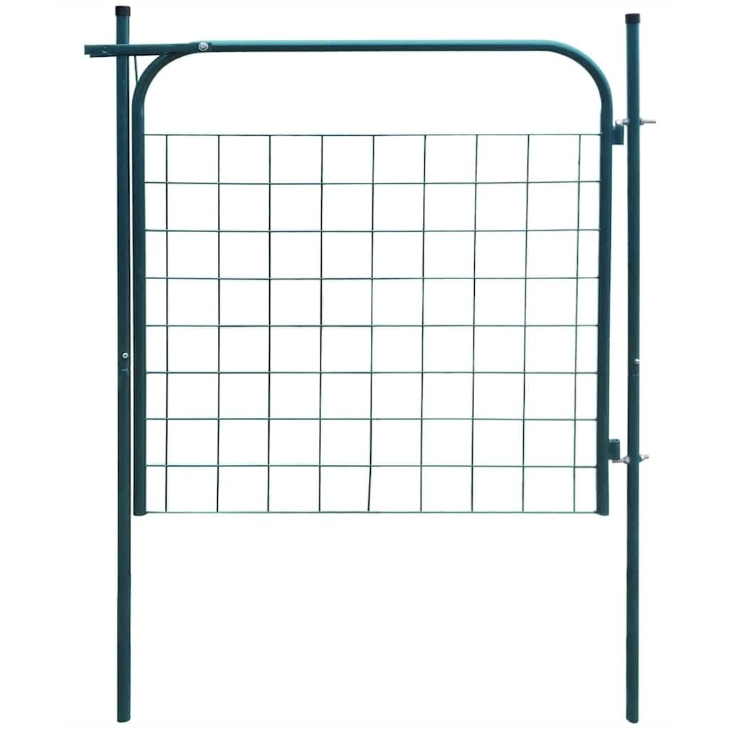 vidaXL Heim & Garten Gartentor 100x100 cm Anthrazit Stahl