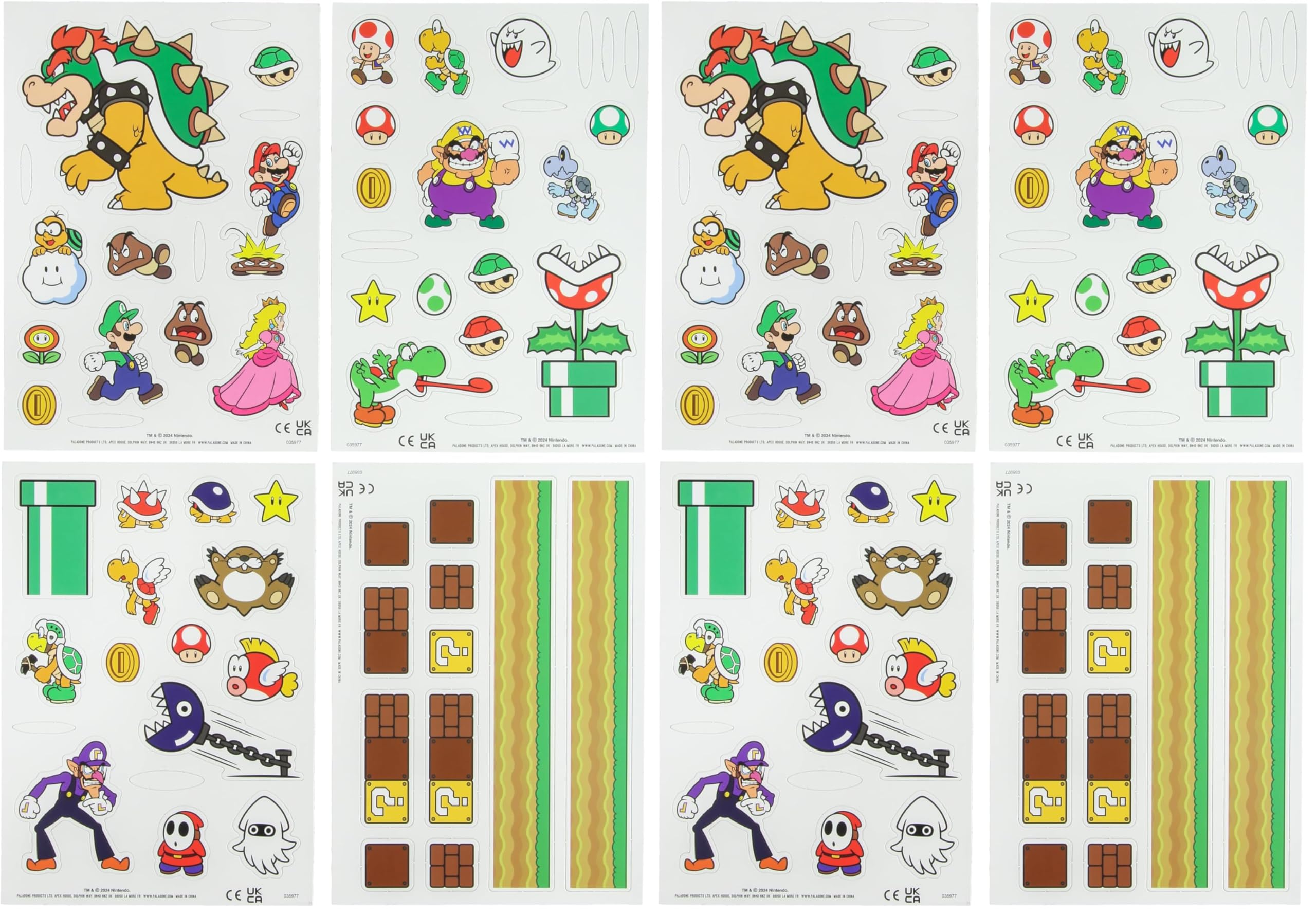Paladone Homeware Super Mario Kühlschrankmagneten 63er Set