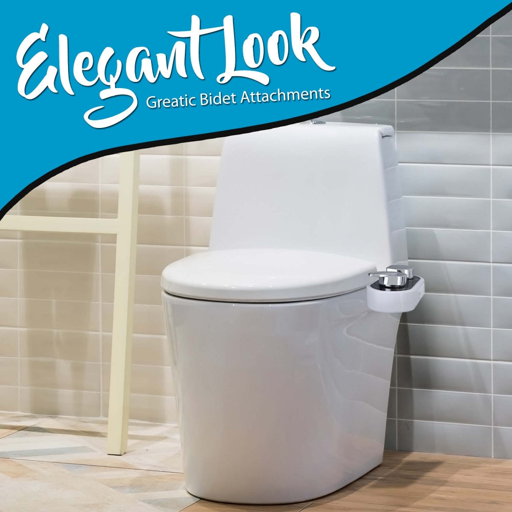 Serenelife Bathroom Bidet Aufsatz Warm Kalt selbstreinigend