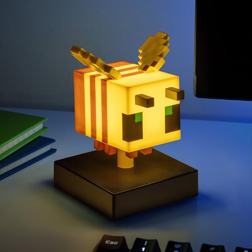 Paladone Minecraft Biene Icon Light Nachtlicht batteriebetrieben
