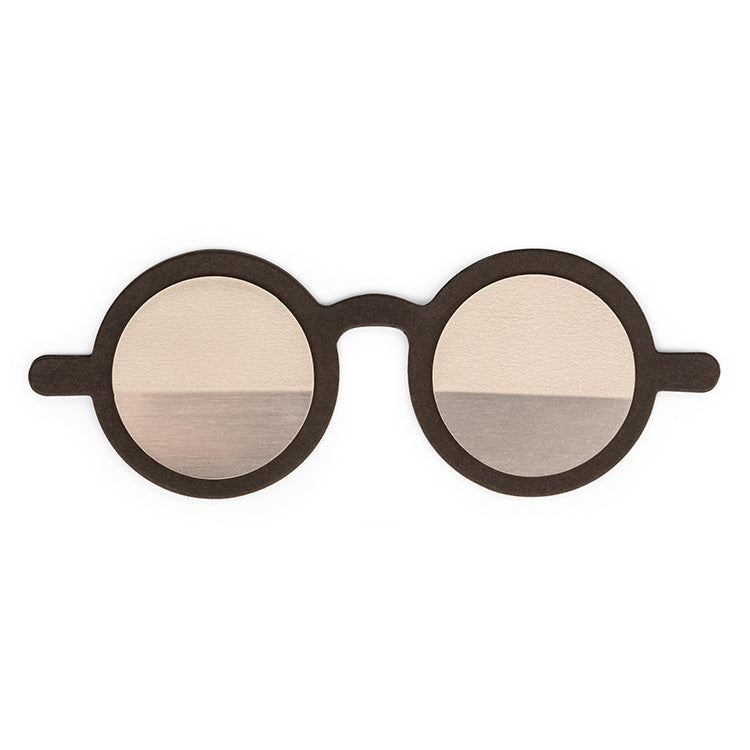 Kikkerland Glasses Sticky Notes Haftnotizen Brille transparent