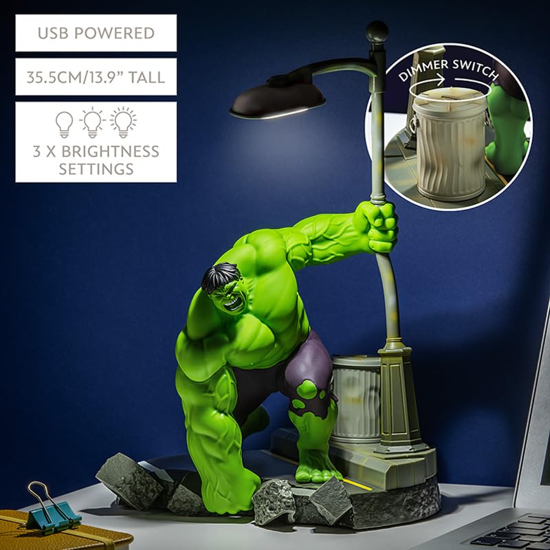 Paladone Hulk Diorama Lampe 34 cm Marvel USB