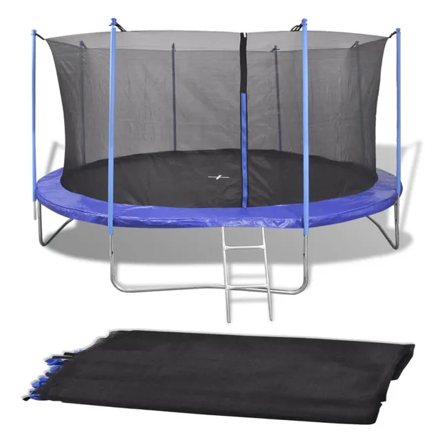 vidaXL Sicherheitsnetz für 3,05 m Runde Trampoline Ersatznetz