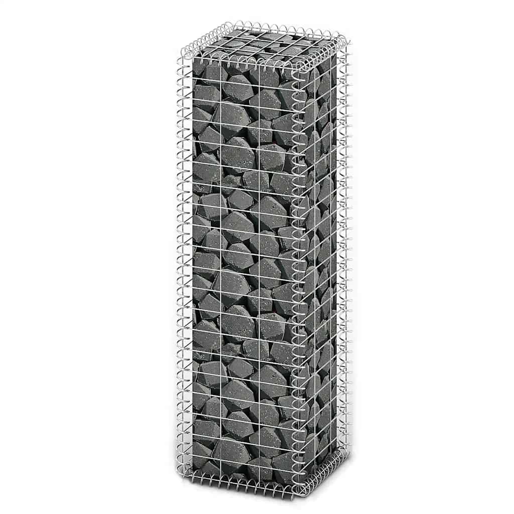 vidaXL Steinkorb Gabione Deckel Stahl 150x100x30 cm