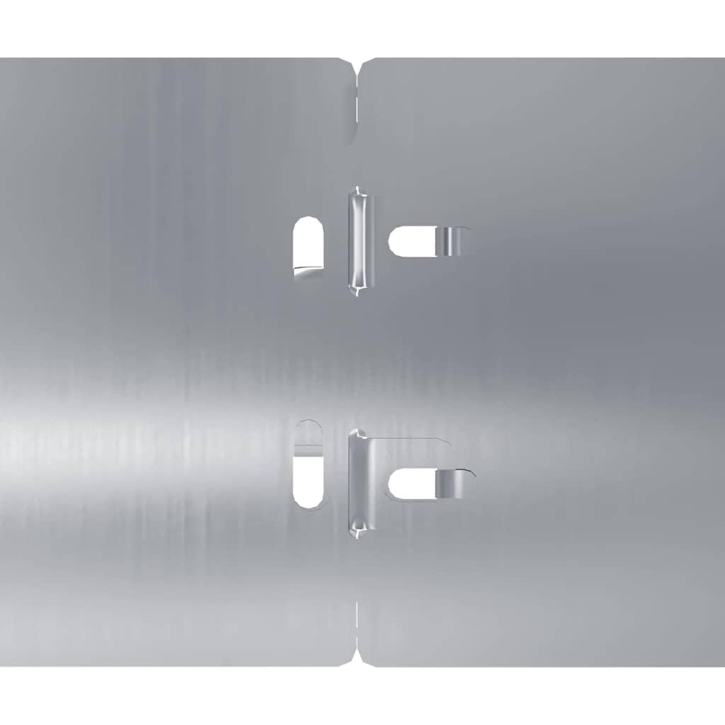 vidaXL Rasenkanten 10x103 cm Stahl 10 Stück Verzinkt
