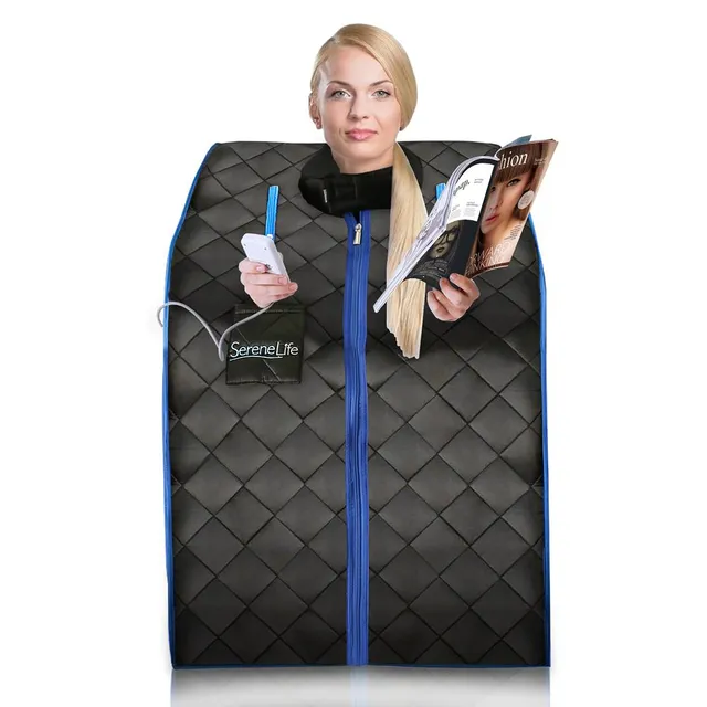 Serenelife Massage Infrarot Sauna Zelt 140°F mit Stuhl