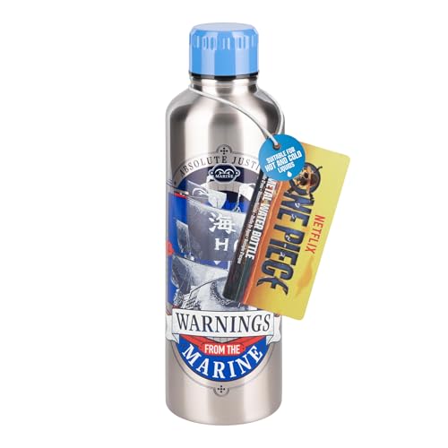 Paladone One Piece Marines Trinkflasche 500 ml Edelstahl