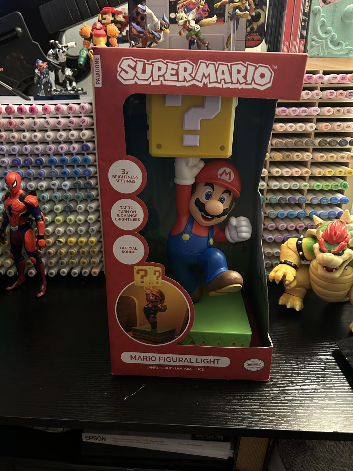Paladone Lighting Super Mario Diorama Lampe Touch 35cm USB