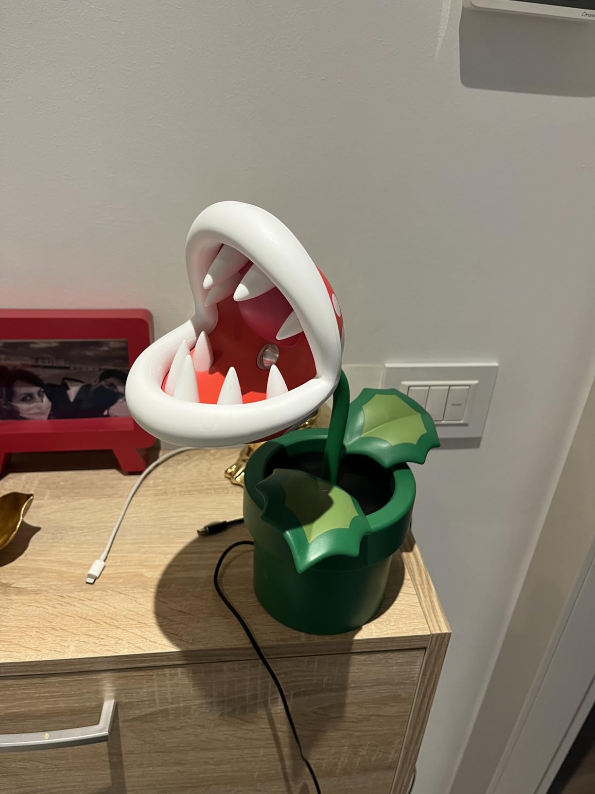 Paladone Super Mario Piranha Pflanze Lampe 33cm USB