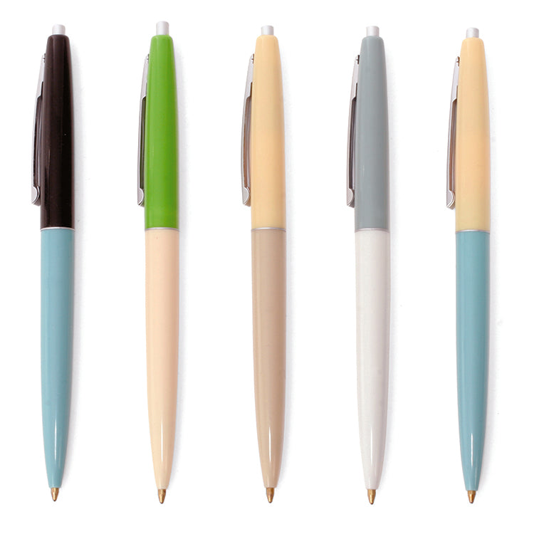 Kikkerland Retro Pens Kugelschreiber 5er Set Blau Grün Retro