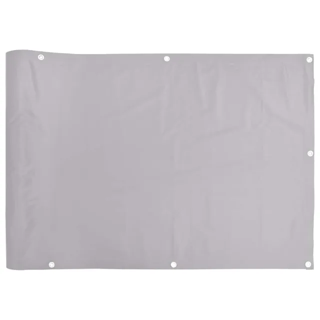 vidaXL Heim & Garten Sichtschutz Grau 1000x75 cm wetterfest