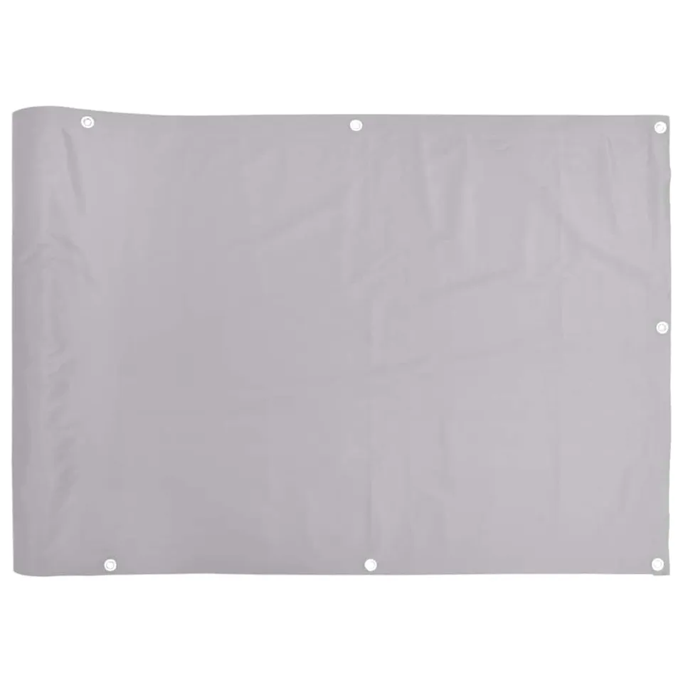 vidaXL Heim & Garten Sichtschutz Grau 1000x75 cm wetterfest