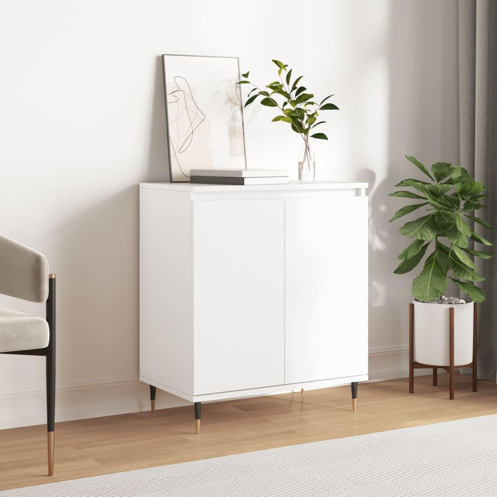 vidaXL Möbel Sideboard 60x35x70 cm Holzwerkstoff Weiss