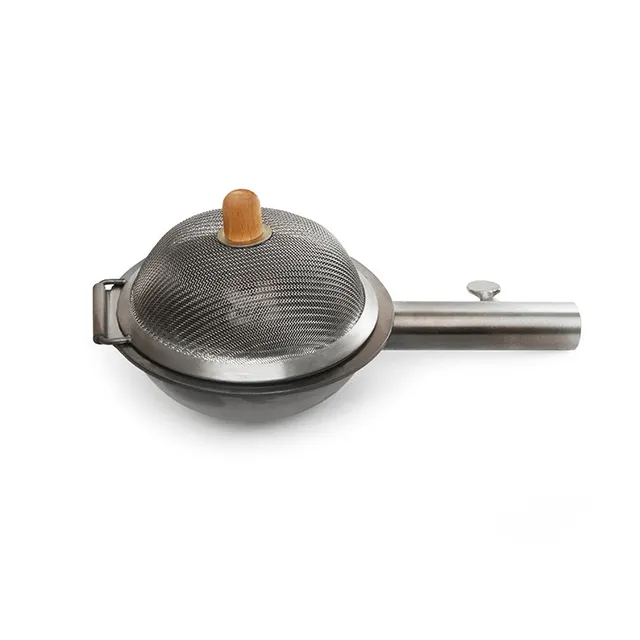 Kikkerland Huckleberry Popcorn Maker Lagerfeuer Pfanne