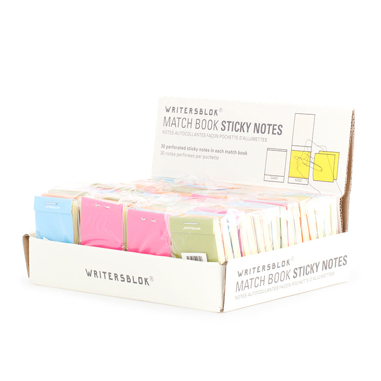 Kikkerland Sticky Notes Streichholzheft 4er Pack