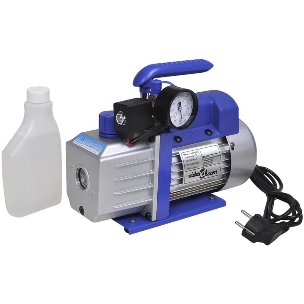 vidaXL Vakuumkammer mit Pumpe 7,4 L Edelstahl 3,5 CFM