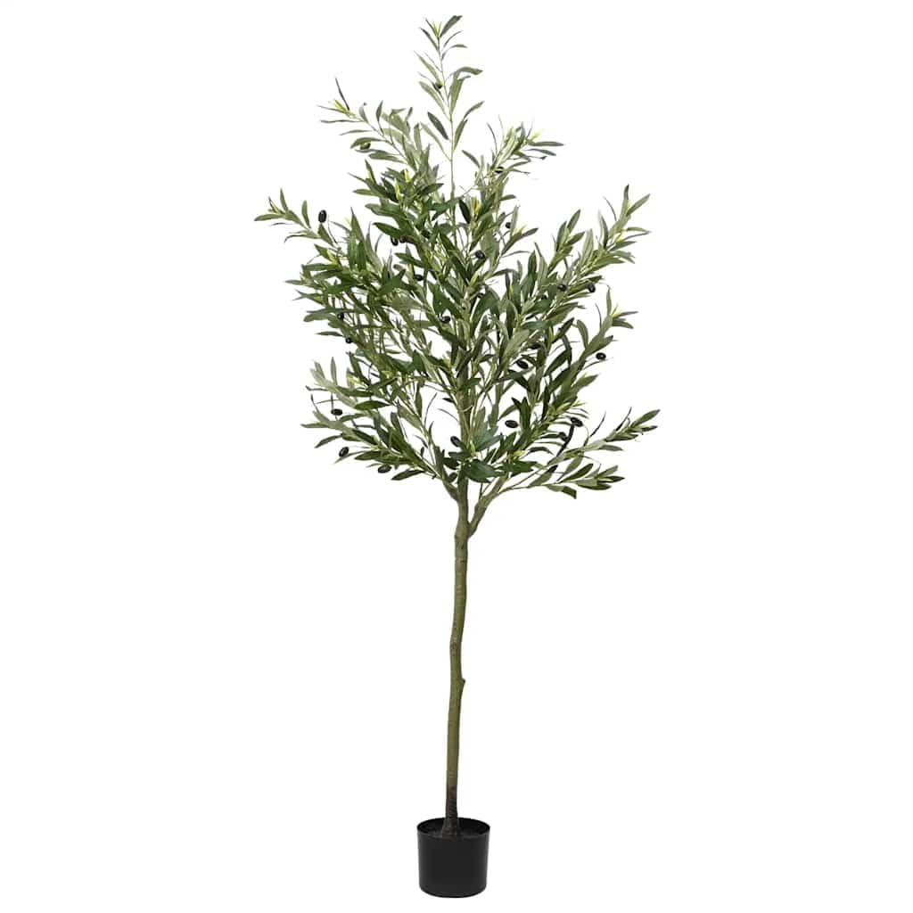 vidaXL Heim & Garten Olivenbaum künstlich 120 cm grün 450 Blätter