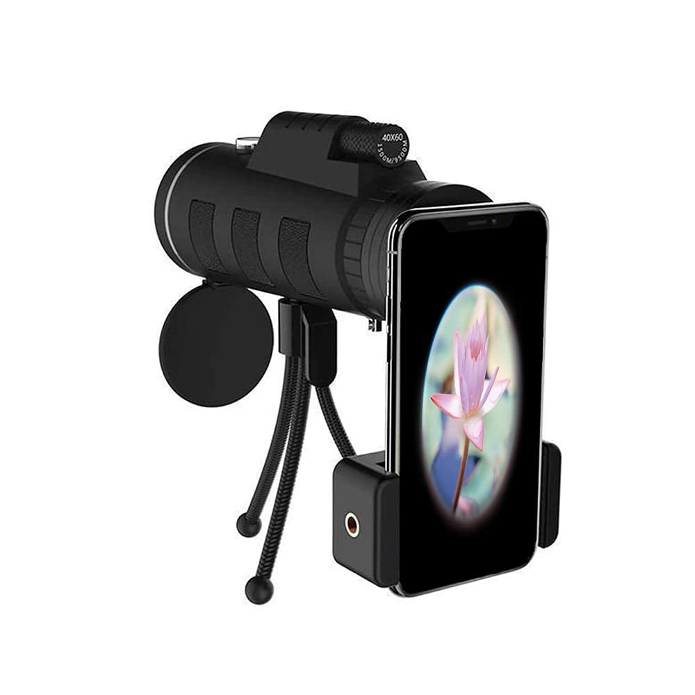 Mikamax Tech Phone Telescope Monokular mit Stativ 15,5 cm
