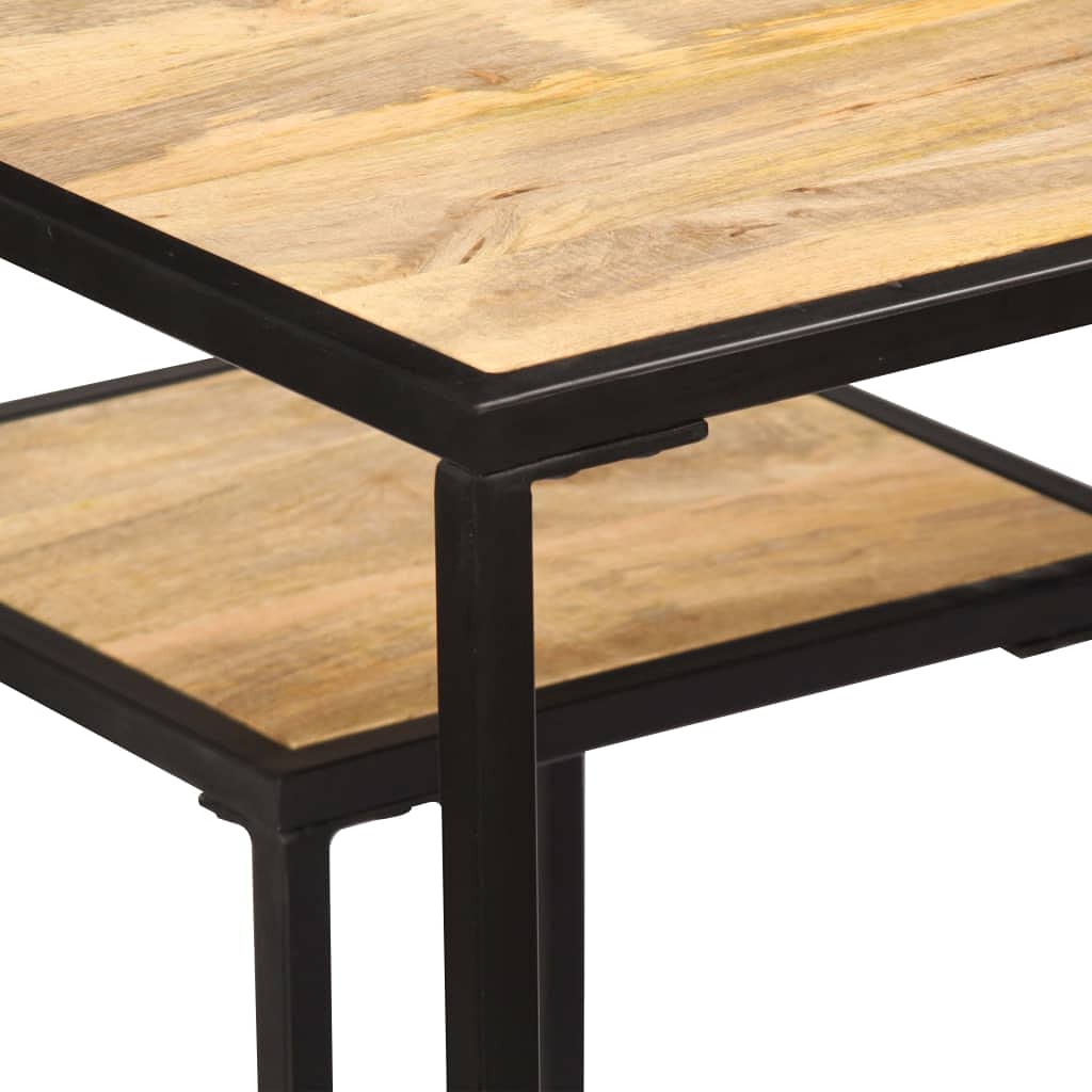 vidaXL Möbel Essgruppe Mangoholz Esstischset 3-tlg Vintage