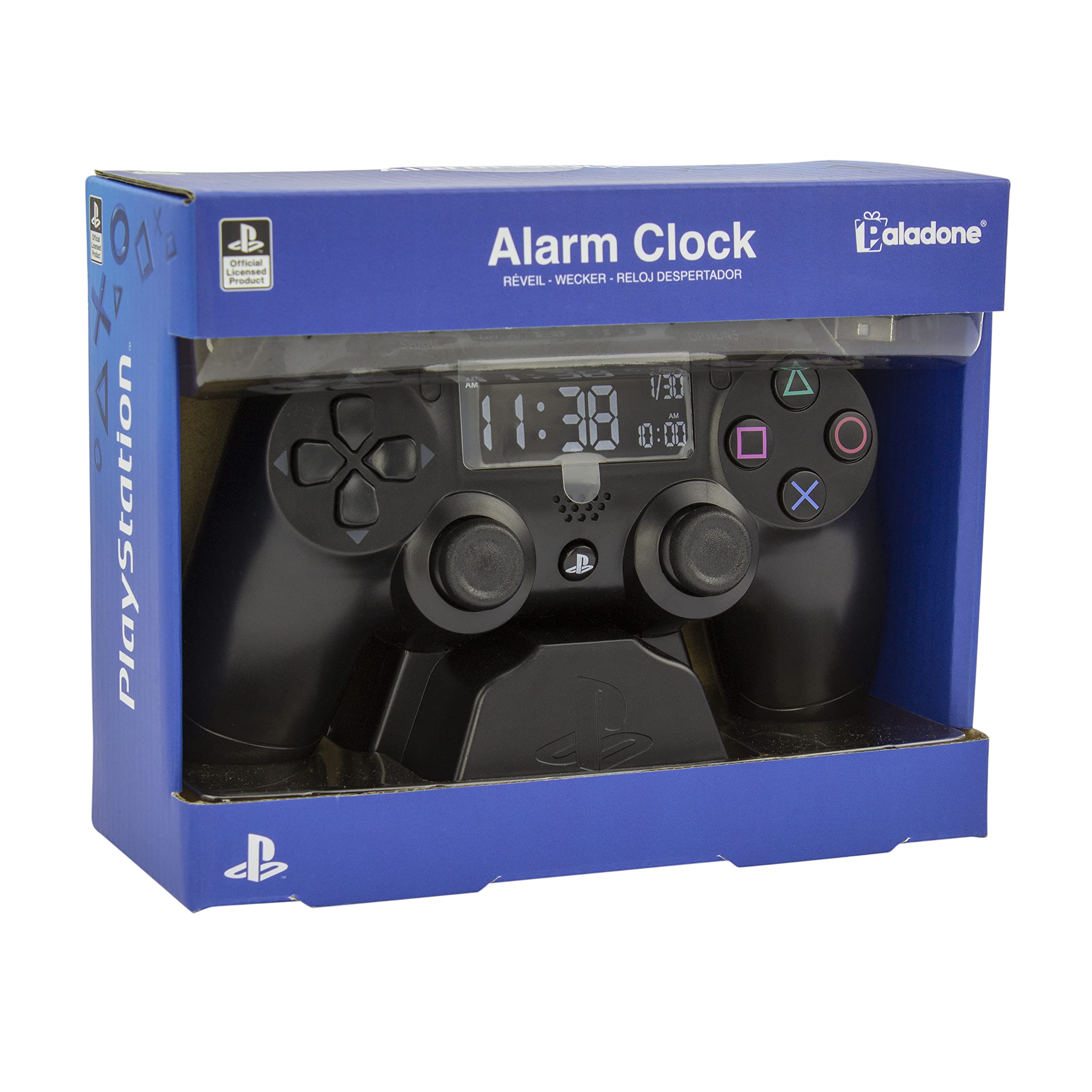 Paladone Homeware Playstation Digital Wecker Controller LCD