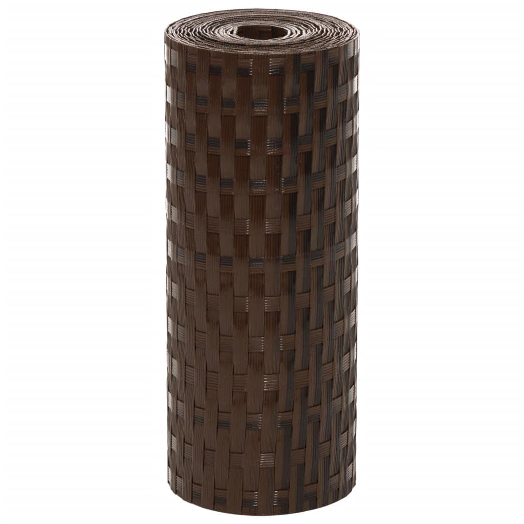 vidaXL Balkon-Sichtschutz 10 Stk Anthrazit 255x19 cm Poly Rattan