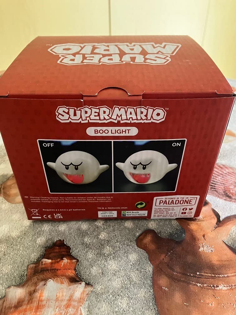 Paladone Lighting Super Mario Boo Licht Mehrfarbig Stimmungslicht