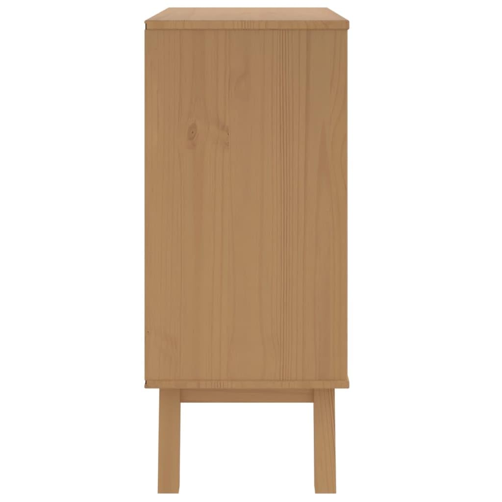 vidaXL Schubladenschrank Olden Braun Kiefer 4 Schubladen
