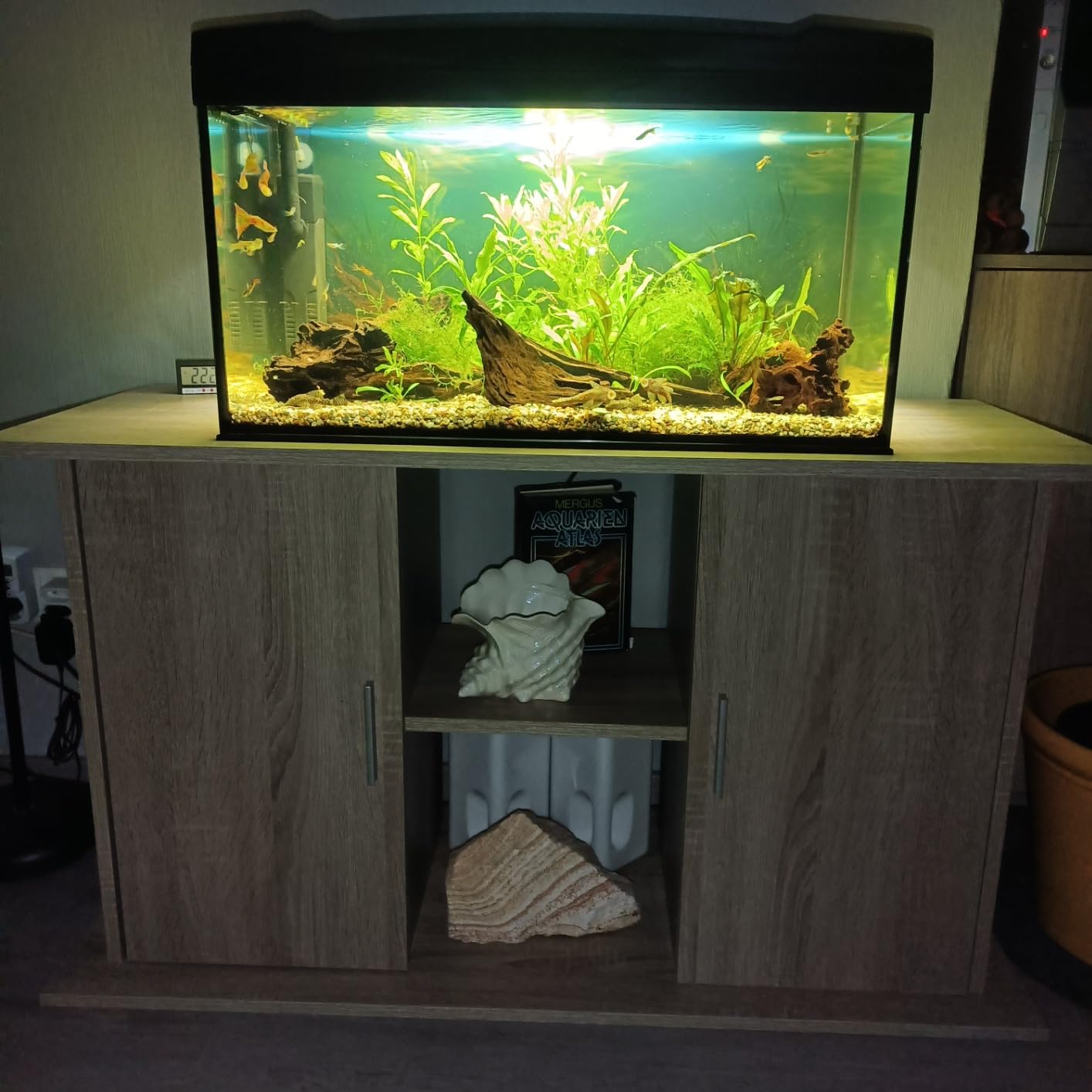 vidaXL Aquariumständer Weiß 81x36x73 cm Holzwerkstoff