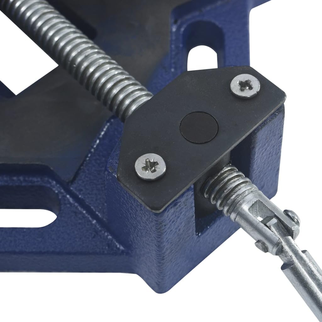 vidaXL Winkel Schraubstock Winkelschraubstock Gusseisen 104 mm