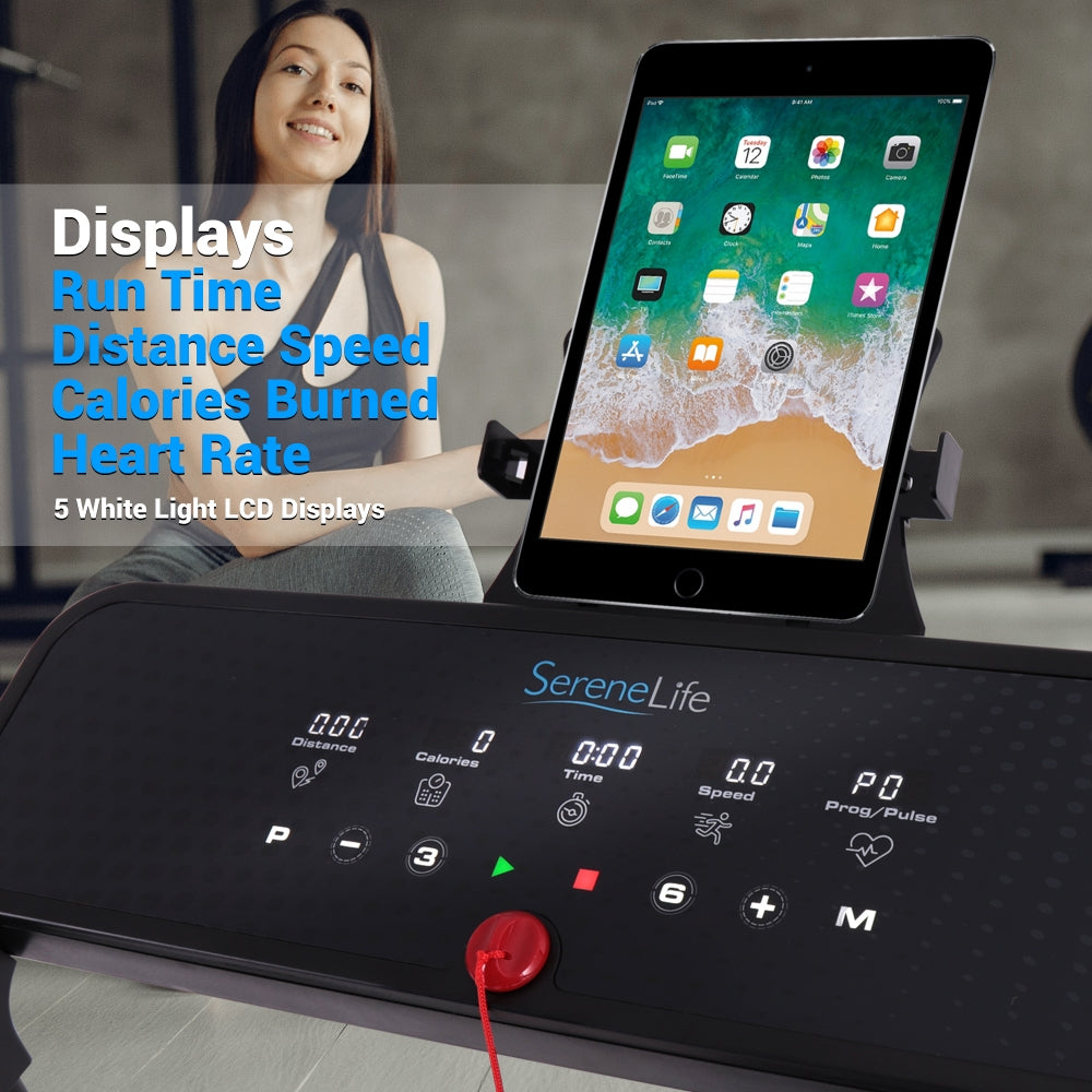 Serenelife Fitness Laufband klappbar elektrisch 12 km/h
