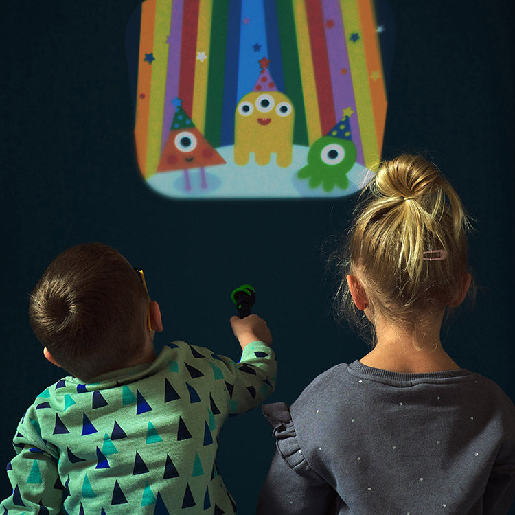 Kikkerland Kidoki Space Stories Storybook Taschenlampe Kinder