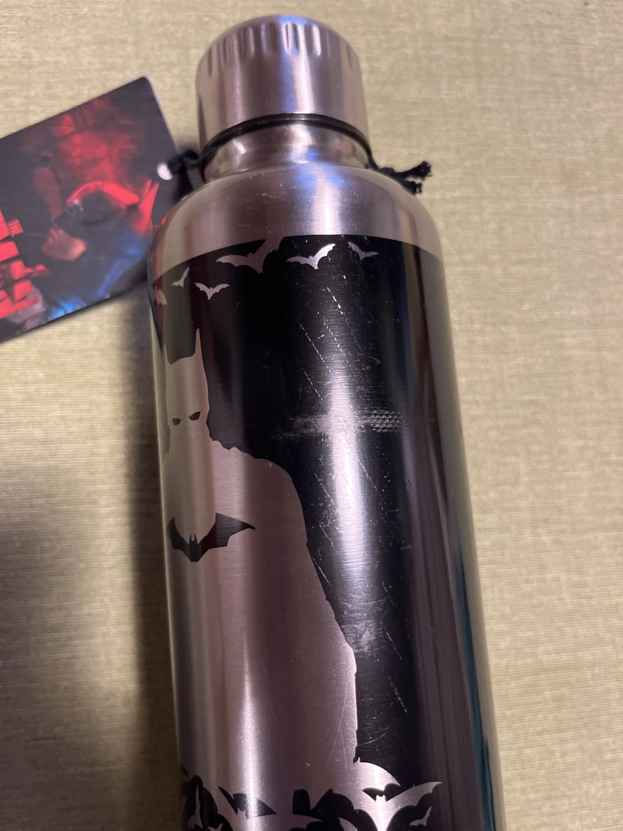 Paladone Drinkware Batman Metall Wasserflasche 500 ml Edelstahl