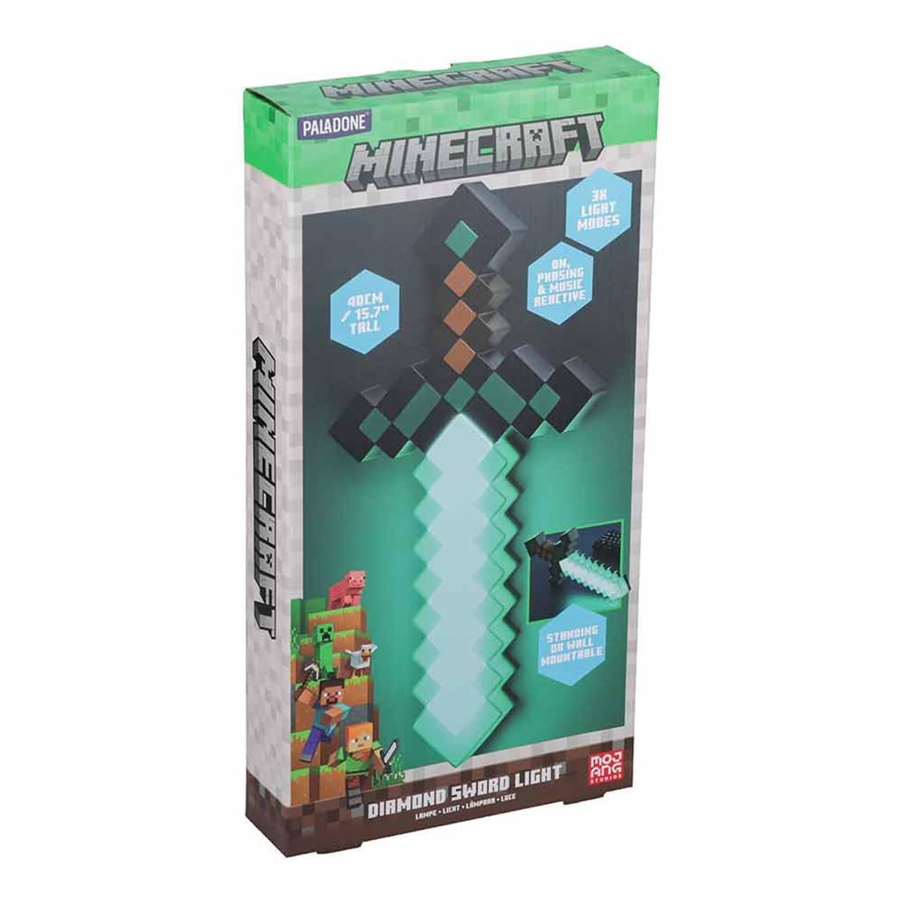 Paladone Minecraft Diamantschwert Licht 40 cm USB-C