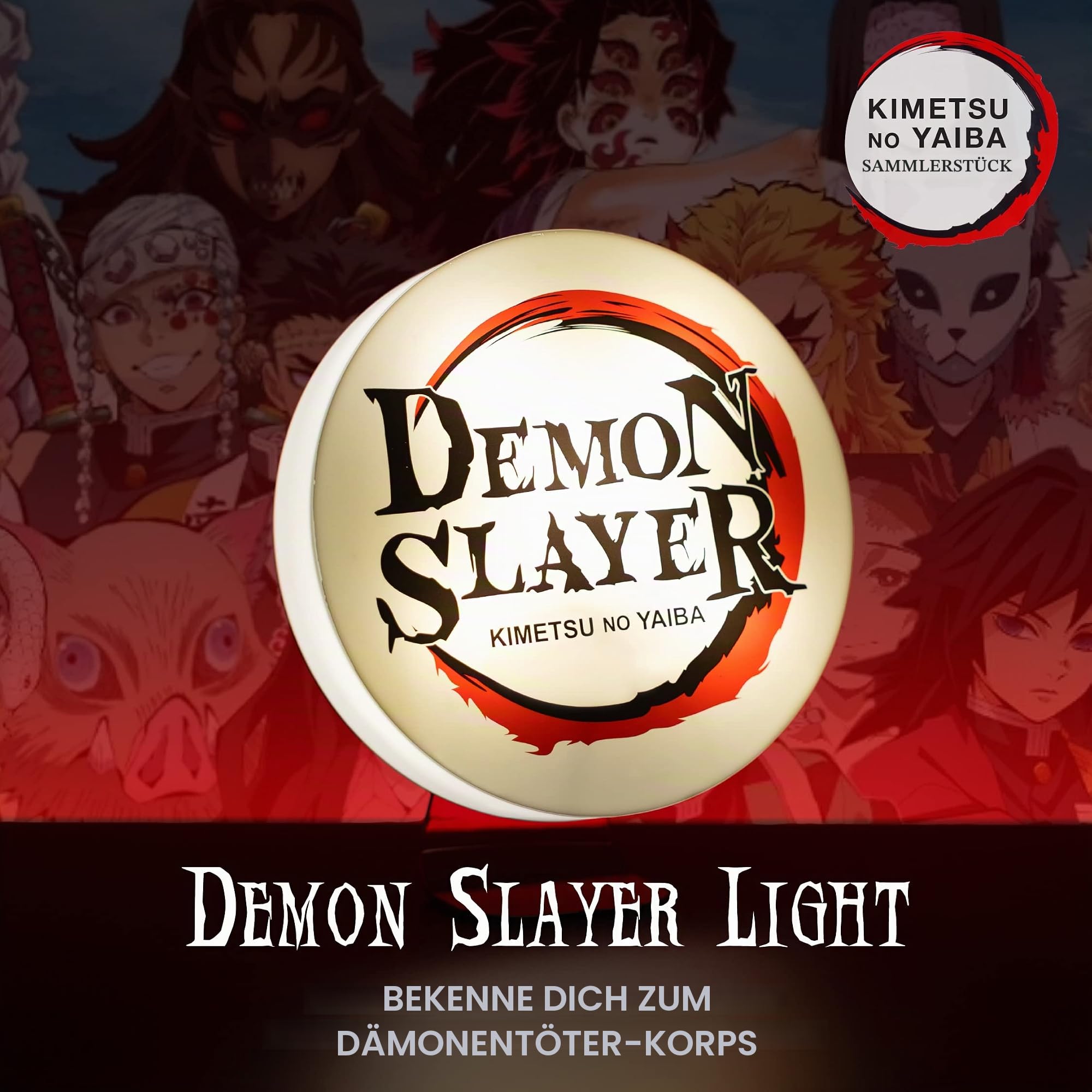 Paladone Lighting Demon Slayer Logo Licht 22 cm USB Geschenk