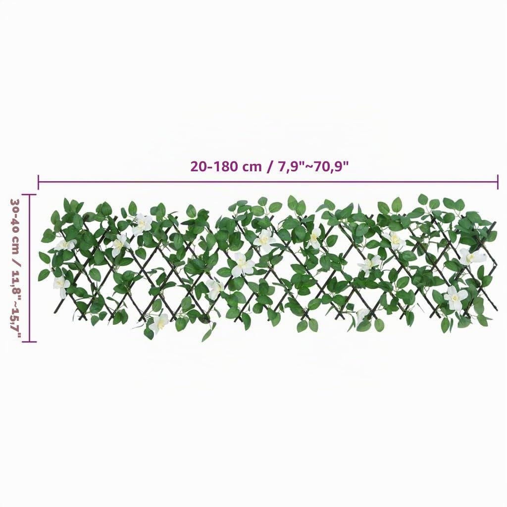 vidaXL Rankgitter Künstlicher Efeu 5 Stück 180x30 cm Sichtschutz