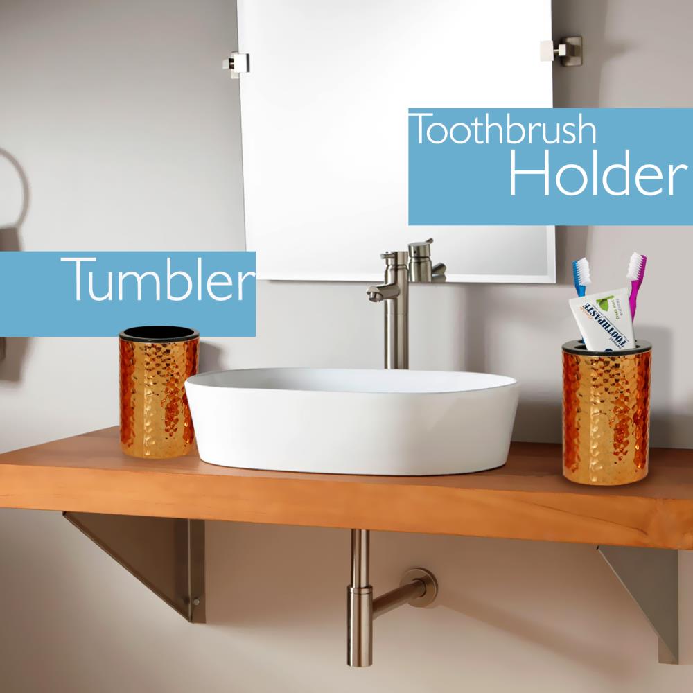 Serenelife Bathroom Badset 5-tlg bronze modern