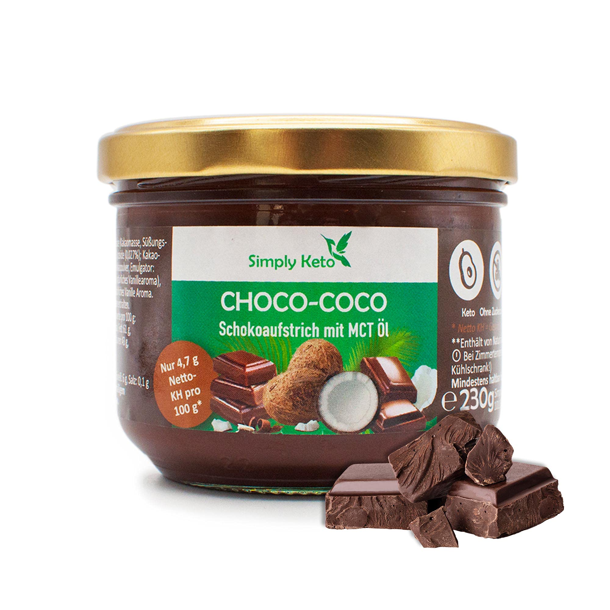 Simply Keto Choco-Coco Creme 230ml zuckerfrei