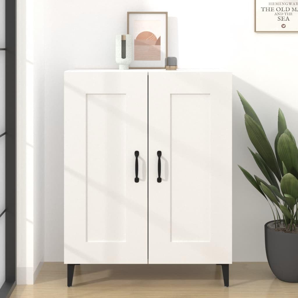 vidaXL Sideboard Weiß 69,5x34x90cm Holzwerkstoff Fächer