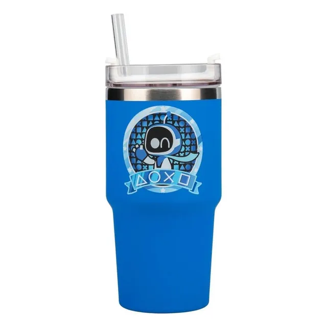 Paladone Astro Bot Gamer Becher 600 ml isoliert mit Deckel