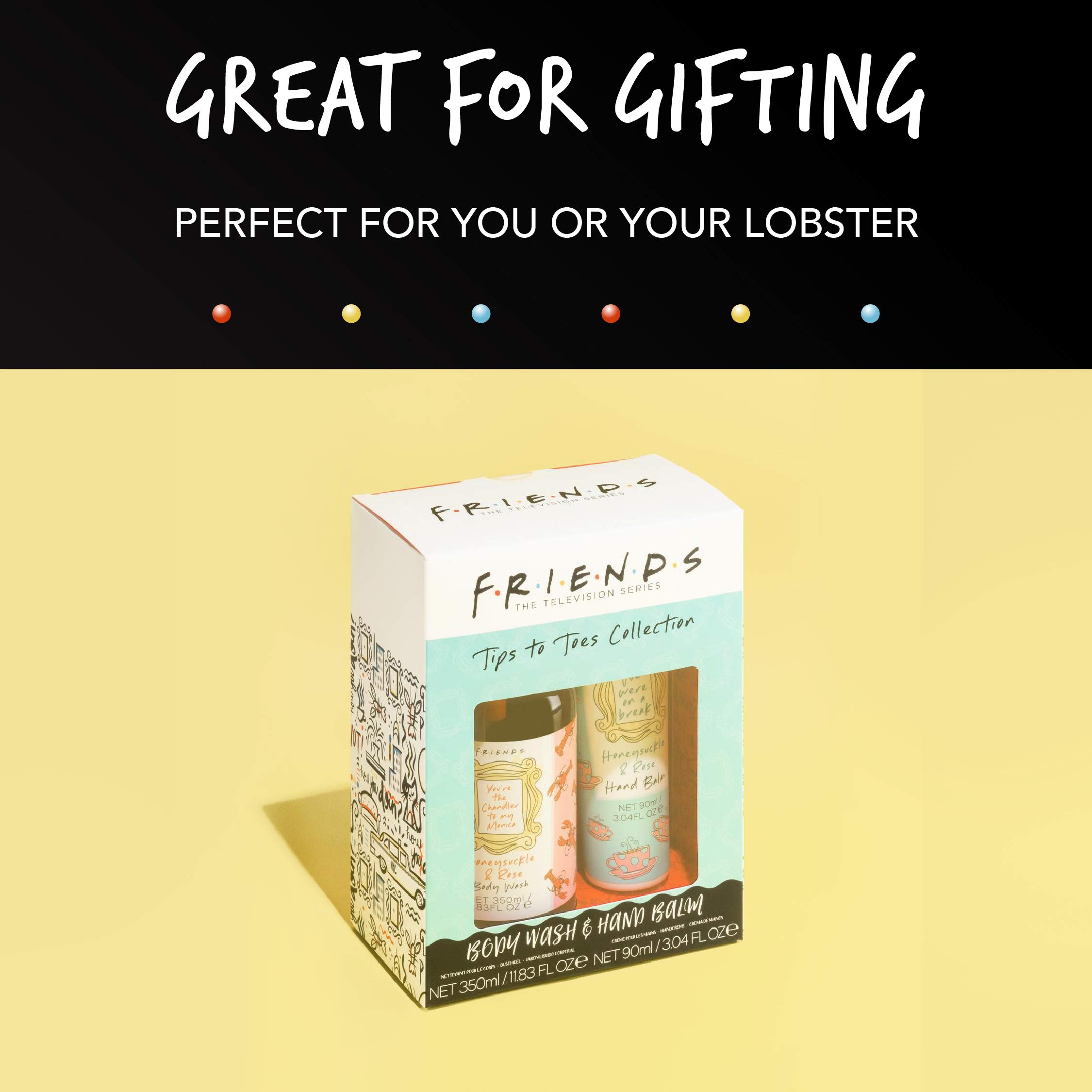 Paladone Friends Tips to Toes Pflegeset Honeysuckle Rose 350+90ml