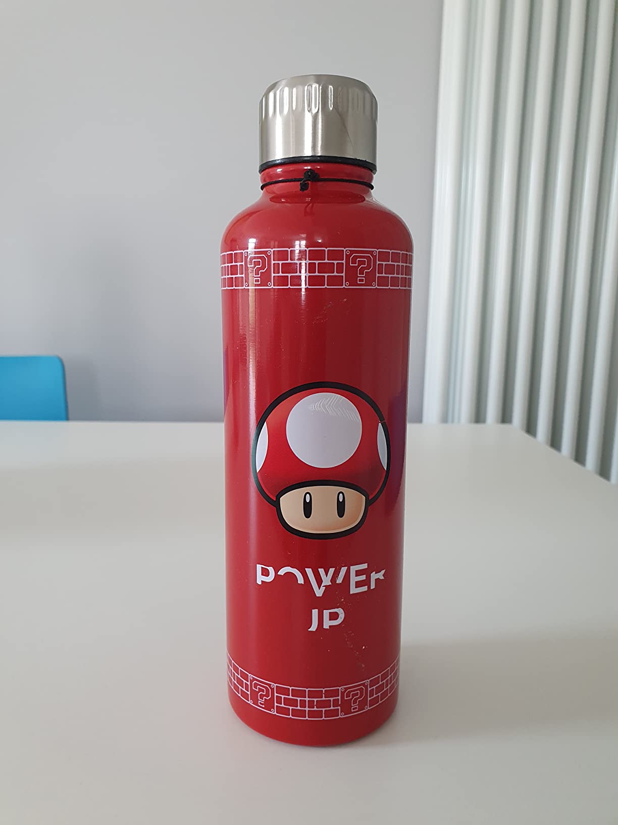 Paladone Super Mario Power-Up Trinkflasche 500 ml Edelstahl