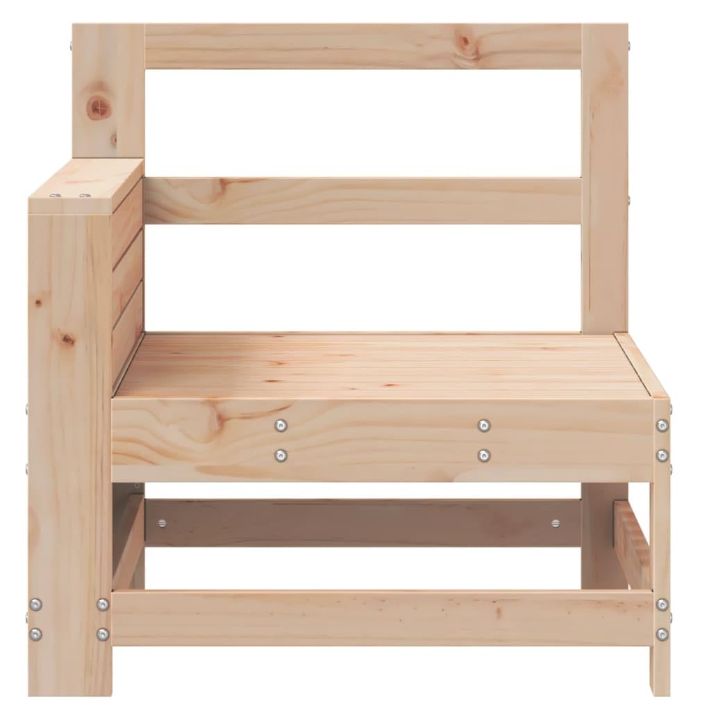 vidaXL Heim & Garten Gartensofa Kiefer Mittelsofa mit Tisch