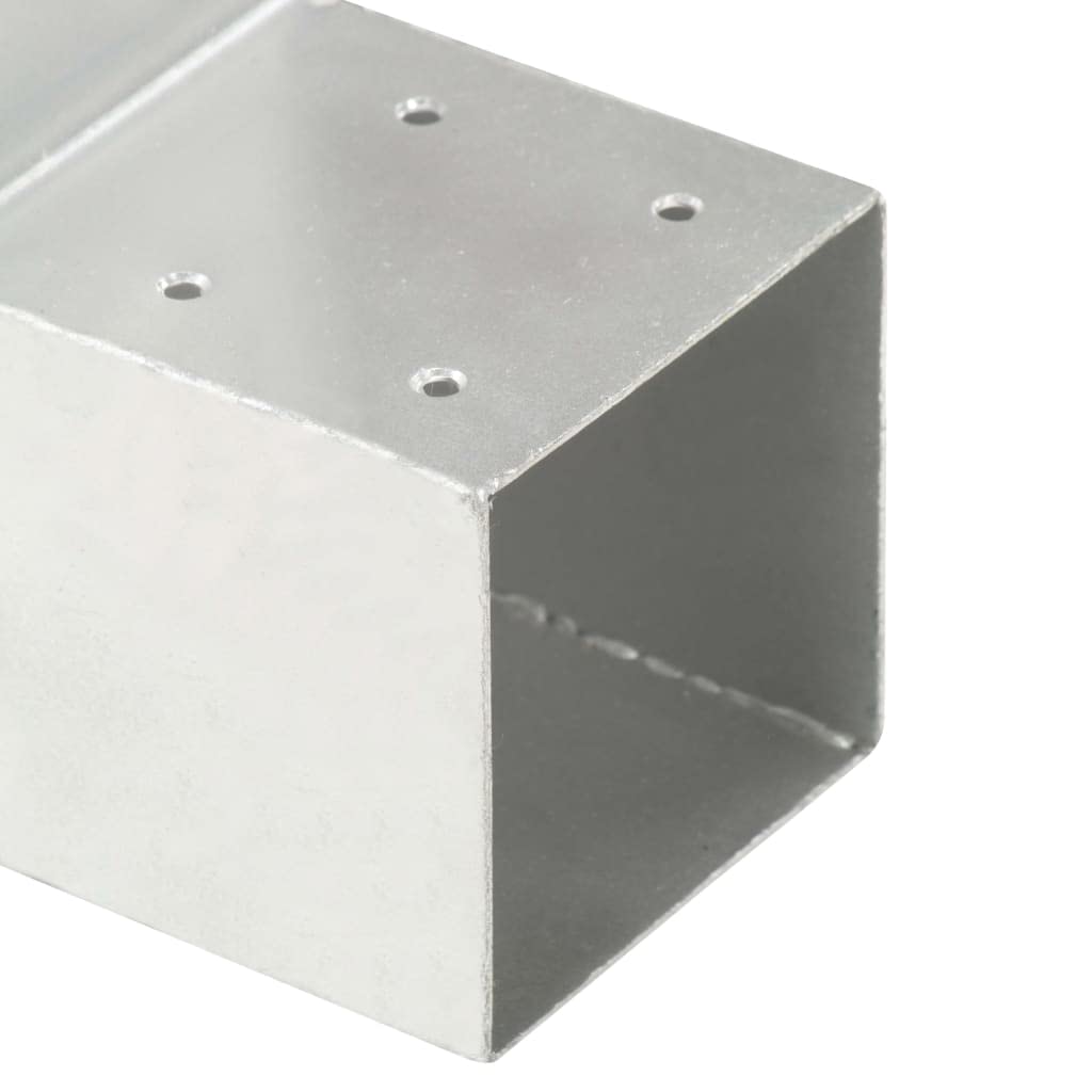 vidaXL Pfostenverbinder L-Form 71x71 mm verzinkt Metall