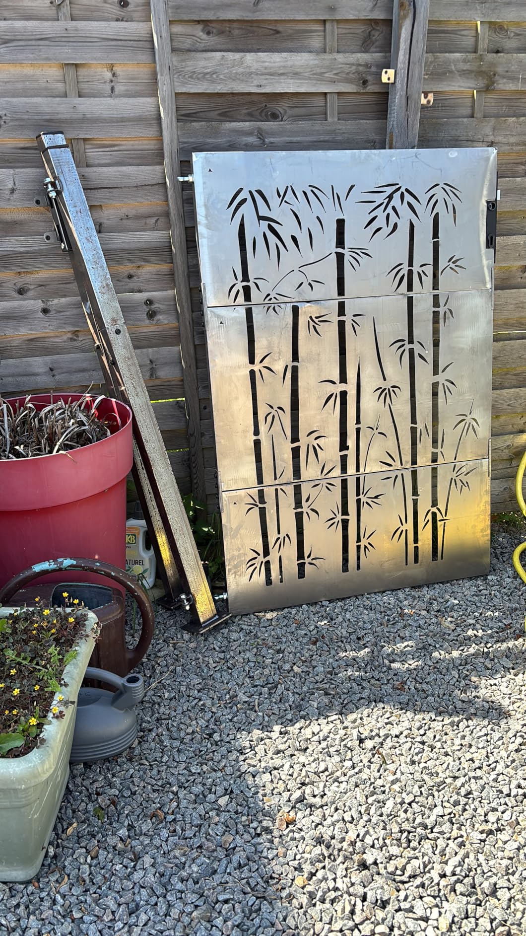 vidaXL Heim & Garten Gartentor 100x125 cm Cortenstahl Rostig