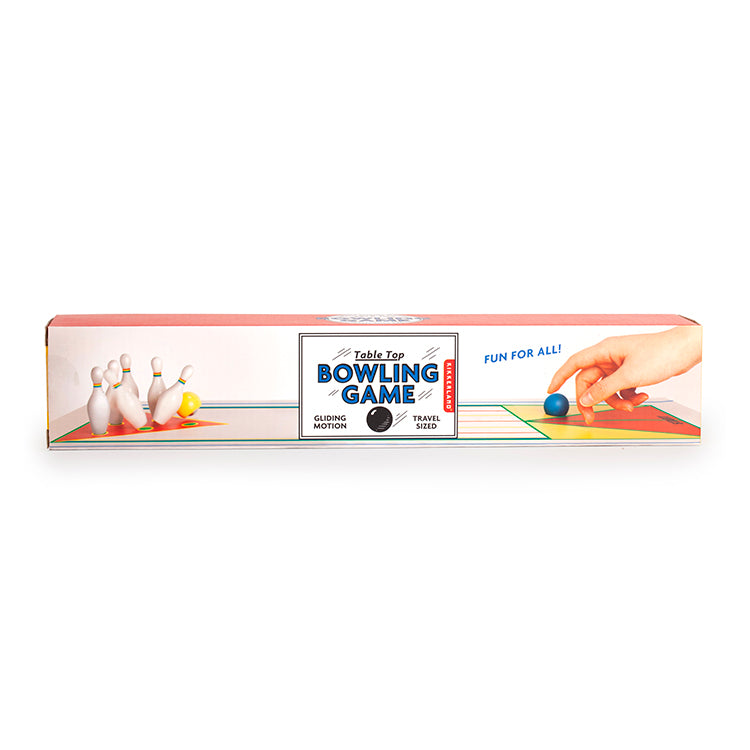 Kikkerland Play Tabletop Bowling Tisch-Bowlingspiel