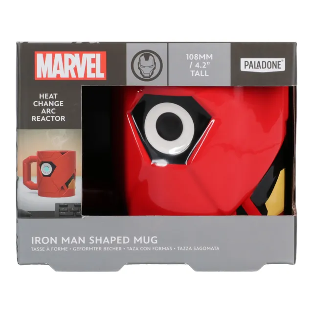 Paladone Iron Man Arc Reactor 3D Becher 500 ml Wärmewechsel