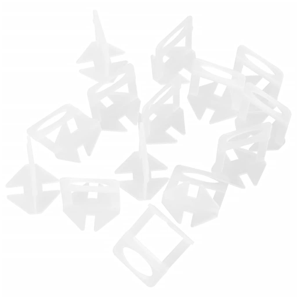 vidaXL Fliesen-Nivellierclips 1000 Stk. 1 mm PP transparent