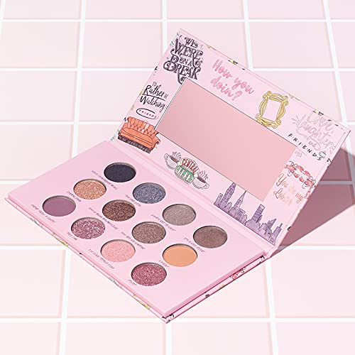 Paladone Friends Lidschatten-Palette 12 Farben rosa